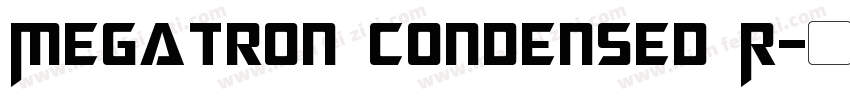 Megatron Condensed R字体转换